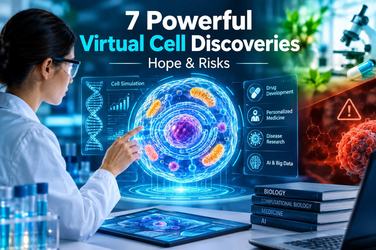 7 Powerful Virtual Cell Discoveries: Hope & Risks